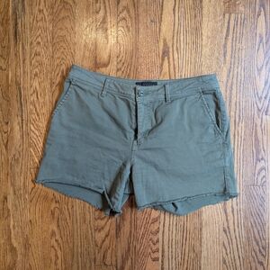 Sanctuary Green Cargo Shorts Classic Cotton Blend
